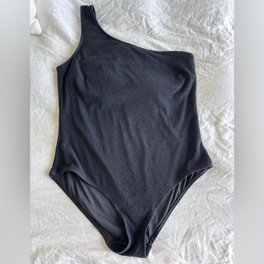 One Shoulder Black CCX Swimsuit